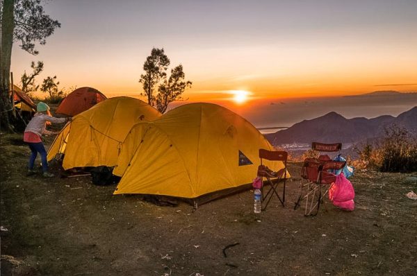 Camping mount Batur