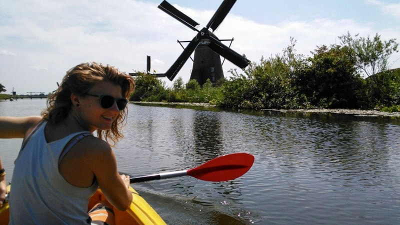 Kayaking along Dutch Windmills at the Kinderdijk what does it cost