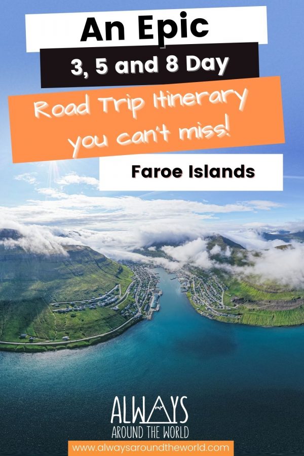 Road Trip Faroe Islands Pin