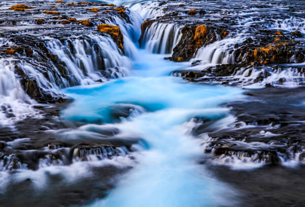 Bruarfoss Iceland Waterfall