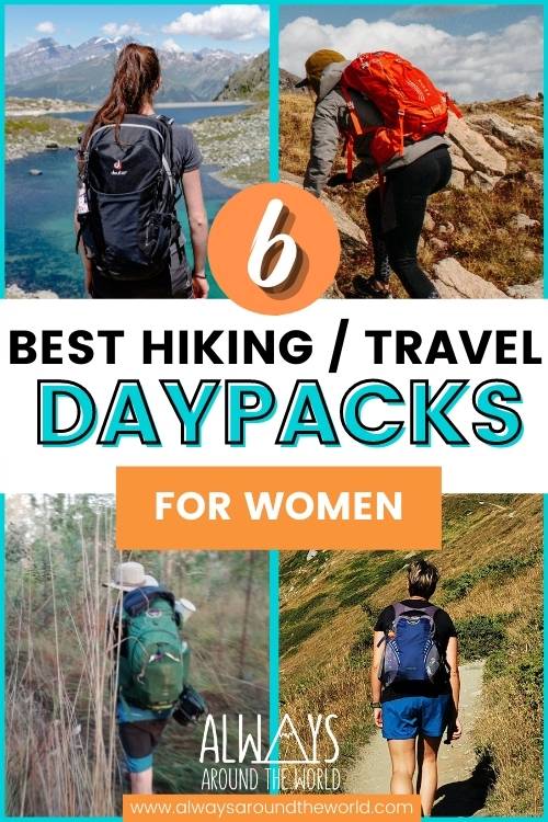 Best Daypacks for hiking and travel for women #daypacks #hiking 