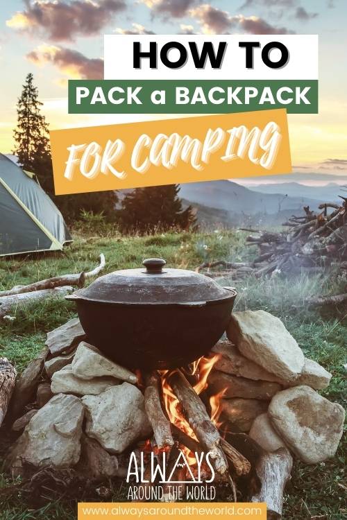 How to pack a backpack for camping #camping #backpacking #packing