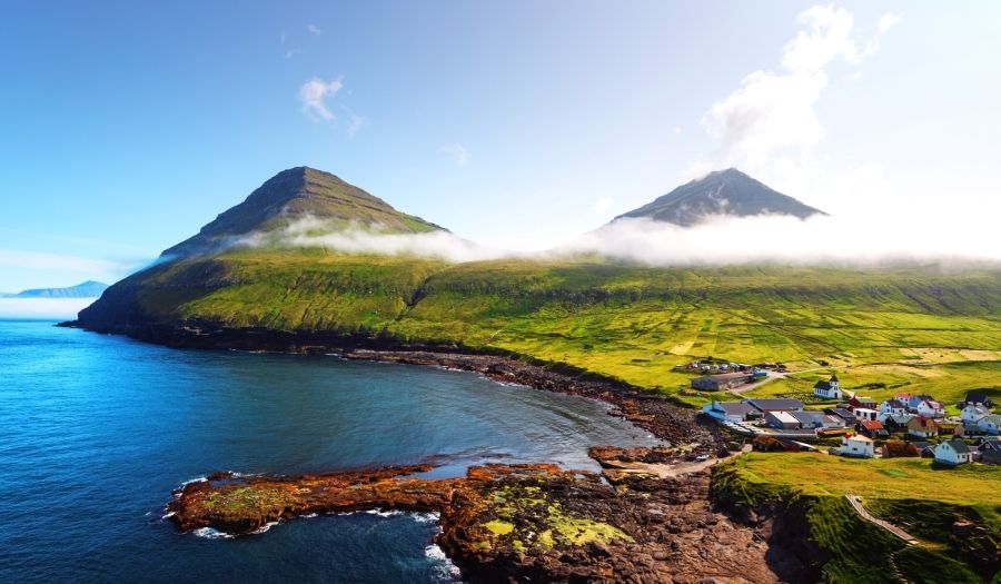 Gjogv Faroe Islands