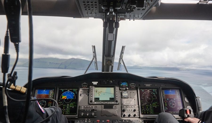 Helicopter Flights in the Faroe Islands