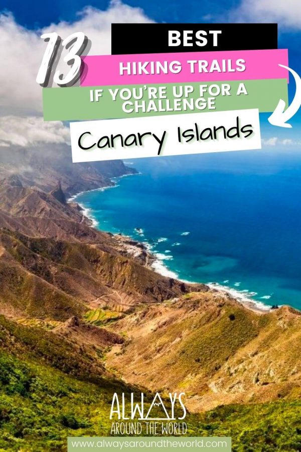 Canary Islands Hiking Trails. 