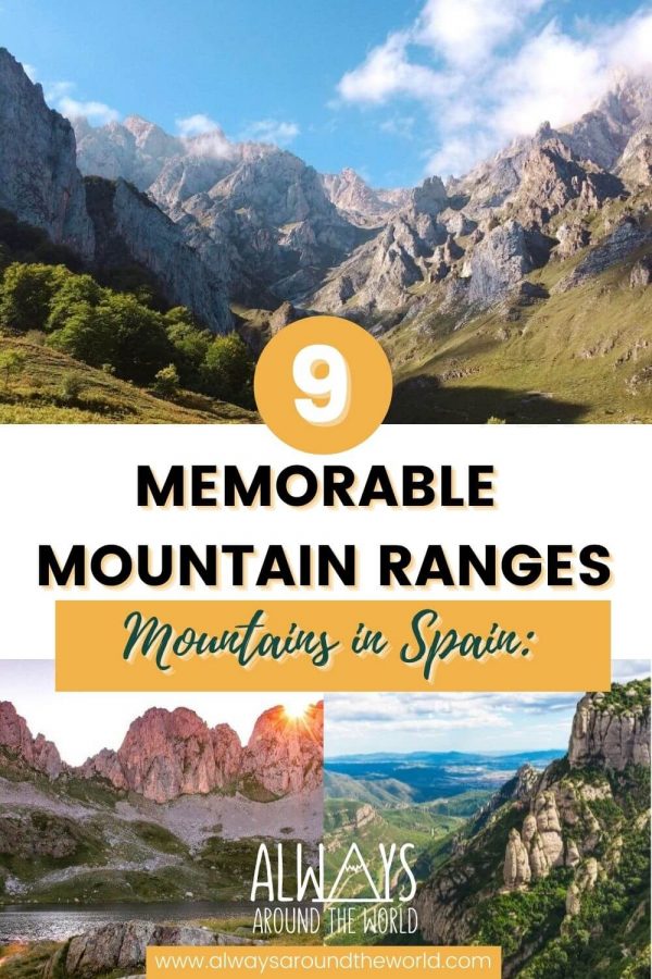 Mountain Spain Pinterest