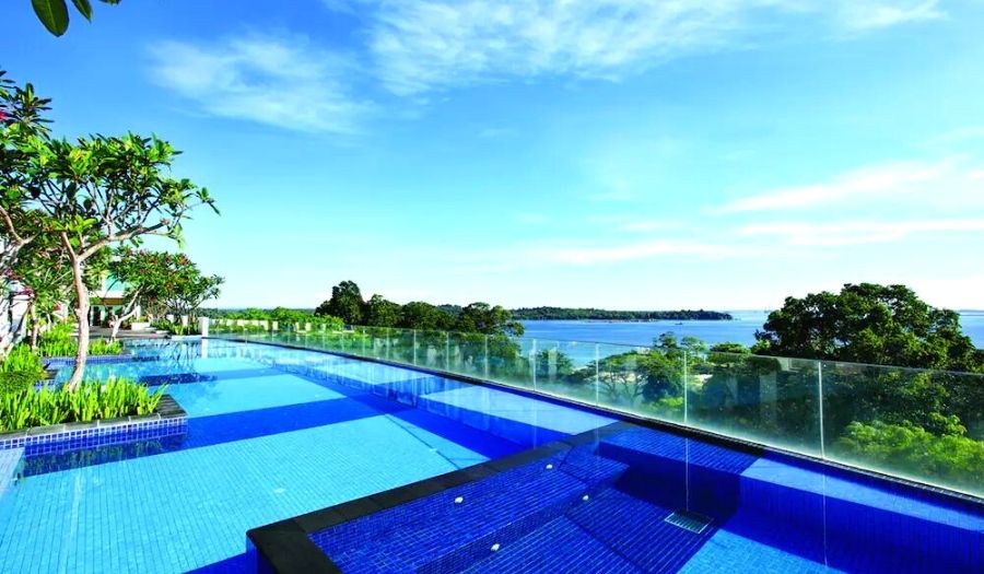 Village Hotel Changi Infinity pool Singapore