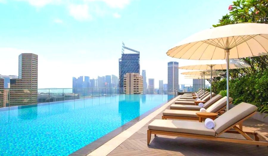 andaz hotel singapore swimming pool