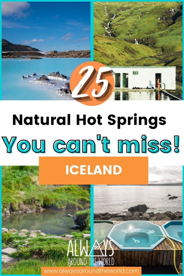 Hot Springs Iceland pin